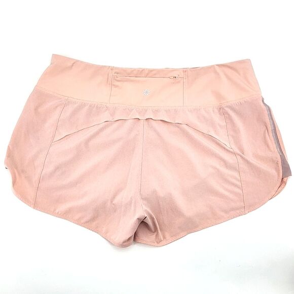 Athleta Run With It Shorts 4.5" Size Extra Large XL Womens Pink  Gym Activewear - Picture 3 of 12